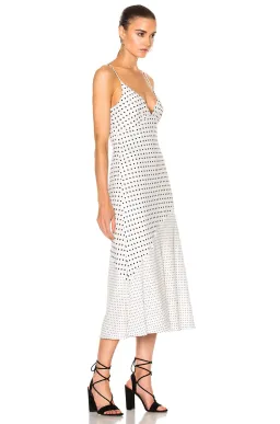 Zimmermann Stranded Tuck Slip Midi Dress Pearl Dot Size 1 / AU 10 for rent on The Volte - image 2