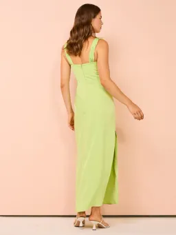 One Fell Swoop Ella Dress In Green Grape Size 10 for rent on The Volte - image 3