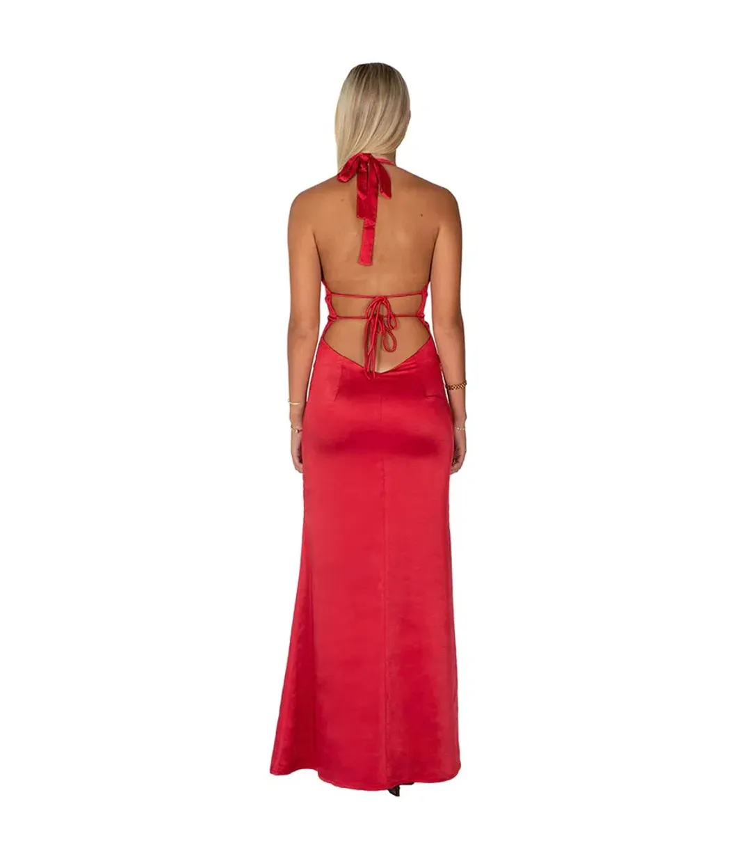 I am Delilah Margot Dress Cherry Red Size S/Au 8 for rent on The Volte - main image