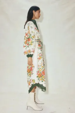 Alemais Elisabetta Shirtdress Multi Print Size 12 for rent on The Volte - image 2