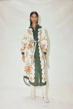 Alemais Elisabetta Shirtdress Multi Print Size 12 for rent on The Volte - image 1