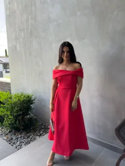 Mossman Wistful Maxi Dress in Watermelon Size 6 for rent on The Volte - image 2