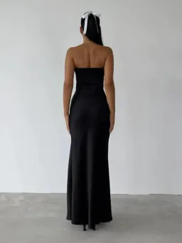 Bec & Bridge The Dreamer Strapless Dress in Black Size 6 for rent on The Volte - image 2