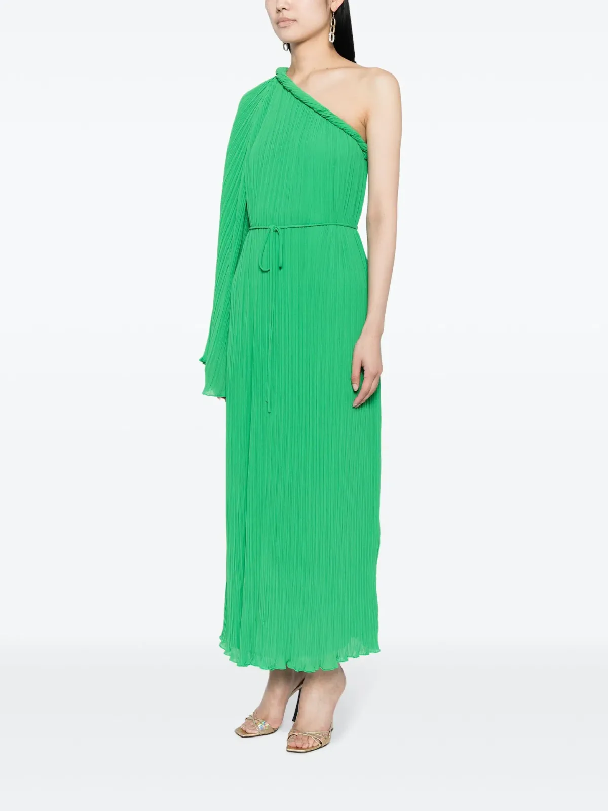Rachel Gilbert Crio Maxi Dress Apple Green Size 5 / AU 16 for rent on The Volte - main image