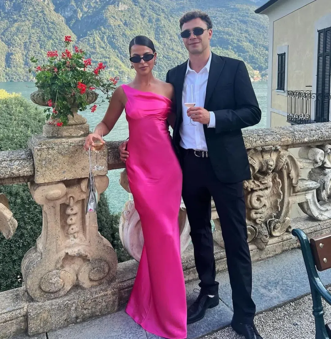 Natalie Rolt Monika Gown Neon Pink Size 1 / AU 8 for rent on The Volte - main image