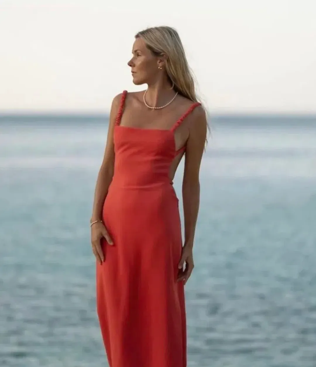 Sir the Label Spoerri Backless Gown Red Size 2 / AU 10 for rent on The Volte - main image