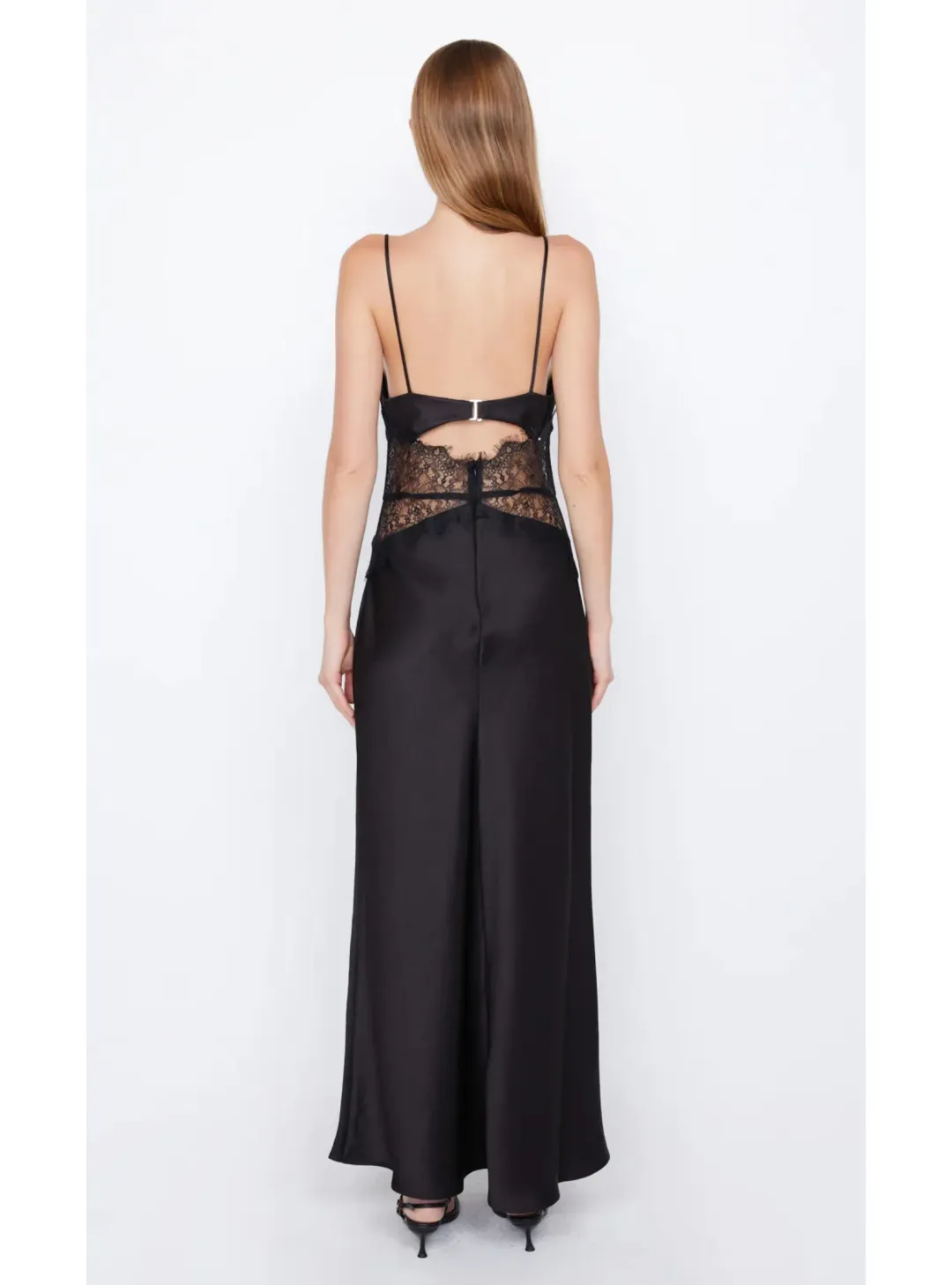 Bec & Bridge Camille Maxi Dress Black Size AU 10 for rent on The Volte - main image
