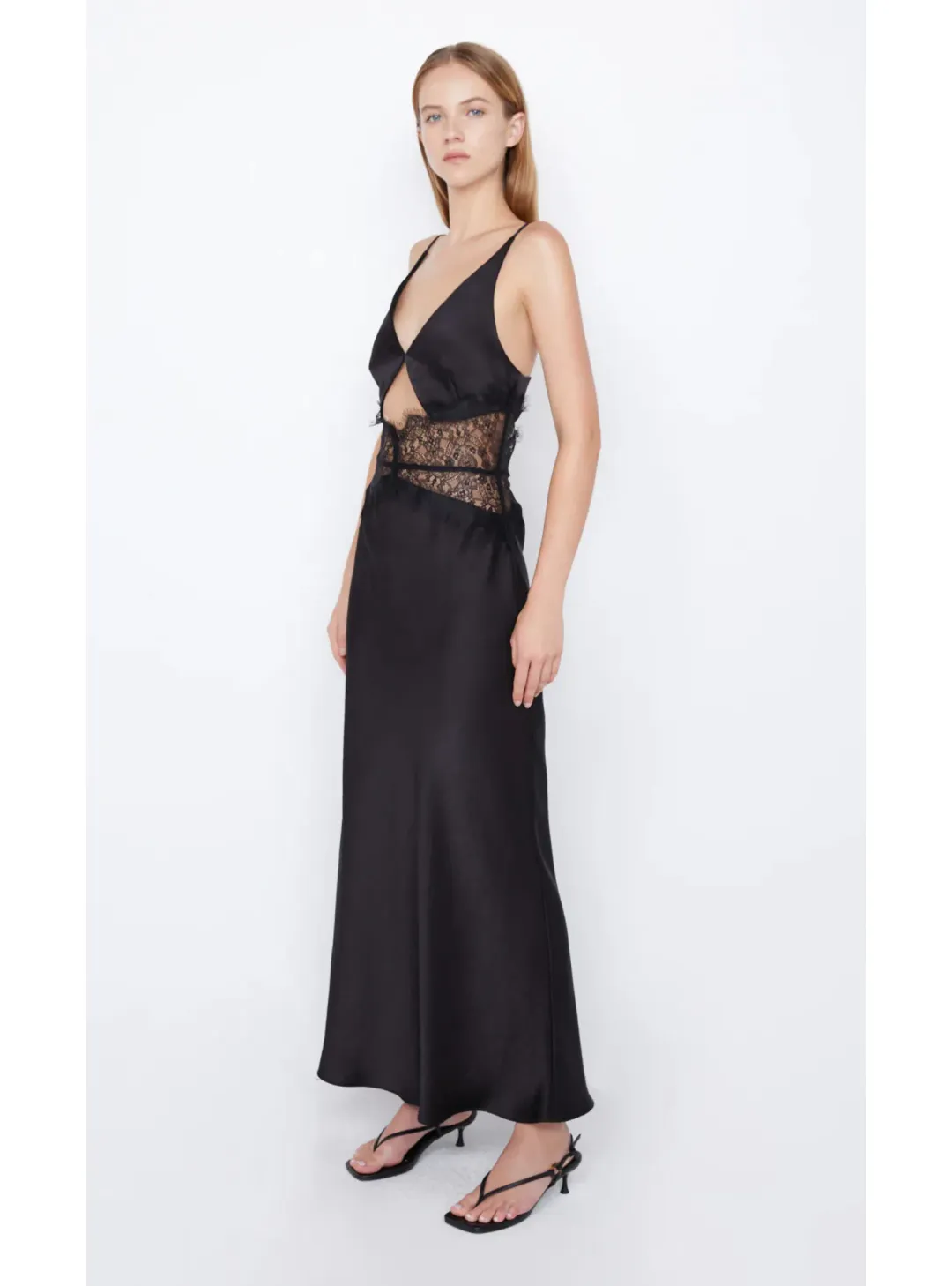 Bec & Bridge Camille Maxi Dress Black Size AU 10 for rent on The Volte - main image