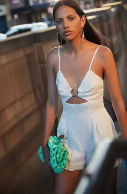 Aje simone ring cut out playsuit  for rent on The Volte - image 1