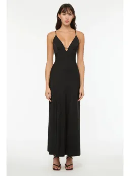 Manning Cartell Time To Shine Slip Dress in Black Size AU 4 for rent on The Volte - image 1