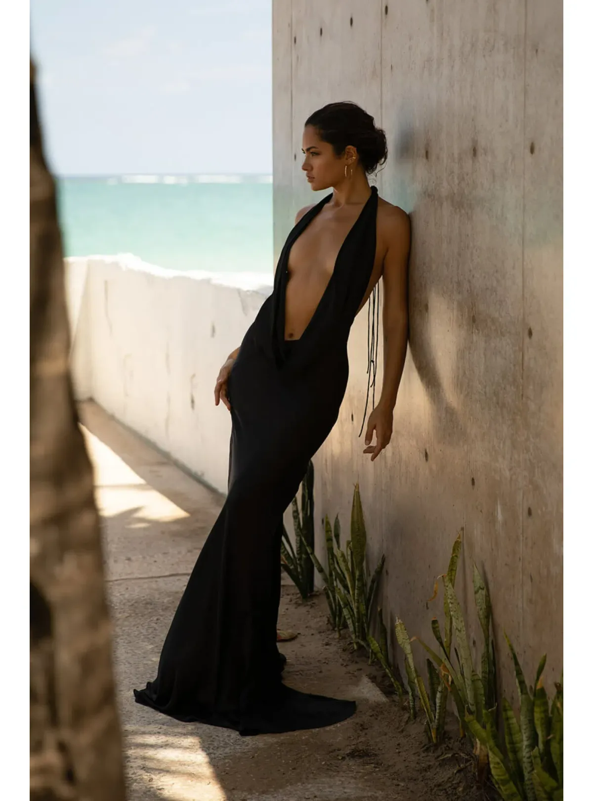 Rat & Boa Donyale Dress Black Size AU 8 for rent on The Volte - main image