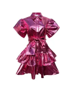 Madeleine Simon Studio Dragon Fire Dress Pink Size AU 6 for rent on The Volte - image 2