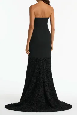Carla Zampatti Nastro Strapless Gown Black Size 6 for rent on The Volte - image 4