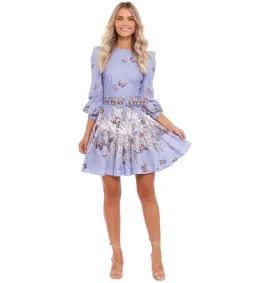 Zimmermann The Botanica Belted Mini Dress Pandanus Size 2 / Au 12 for rent on The Volte - image 1