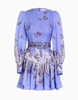 Zimmermann The Botanica Belted Mini Dress Pandanus Size 2 / Au 12 for rent on The Volte - image 4