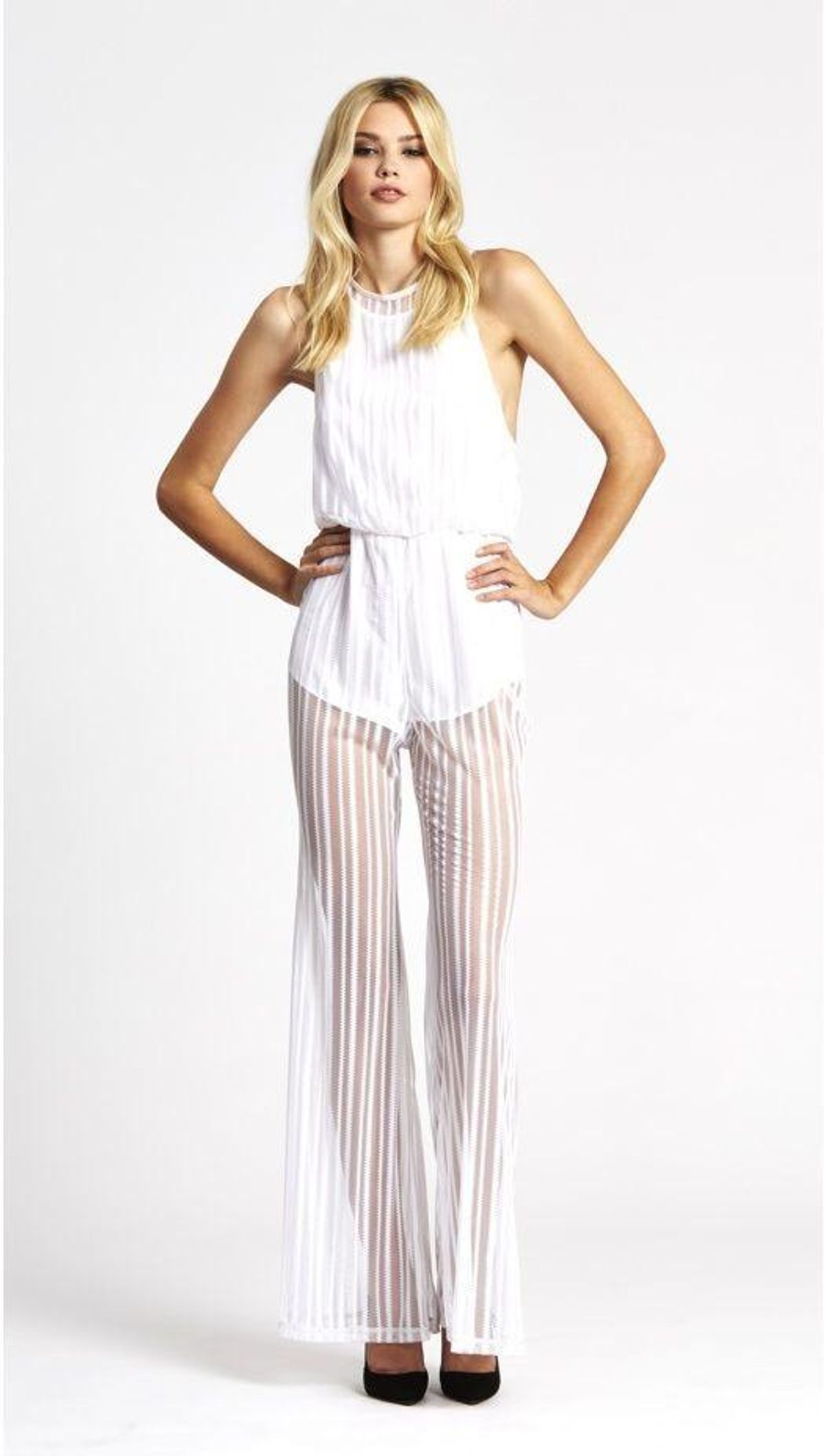 Alice McCall Release Me Jumpsuit White Size 10 for rent on The Volte - main image