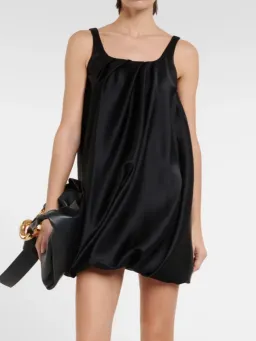 JW Anderson Twisted Mini Dress Black Size 8 for rent on The Volte - image 2