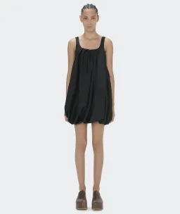 JW Anderson Twisted Mini Dress Black Size 8 for rent on The Volte - image 1