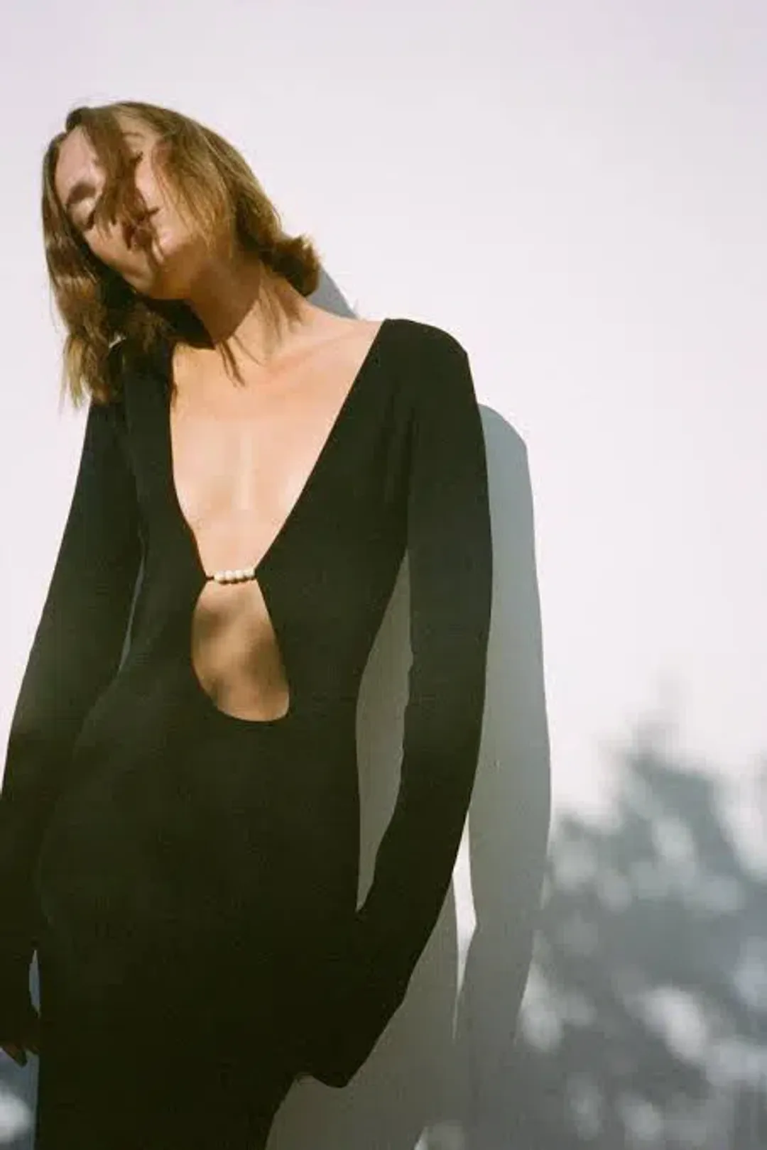 Sir the Label Kinetic Beaded Maxi Dress in Black Size 0 / AU 6 for rent on The Volte - main image