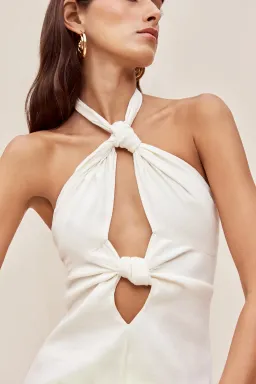 Cult Gaia Susana Dress Off White Size XS / AU 6 for rent on The Volte - image 2