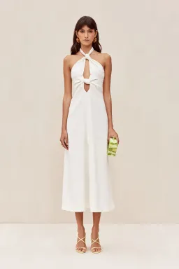Cult Gaia Susana Dress Off White Size XS / AU 6 for rent on The Volte - image 1