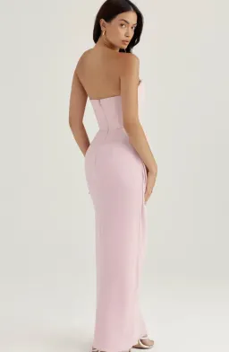 House Of CB Adrienne Strapless Gown Pink Quartz Size 10 for rent on The Volte - image 3