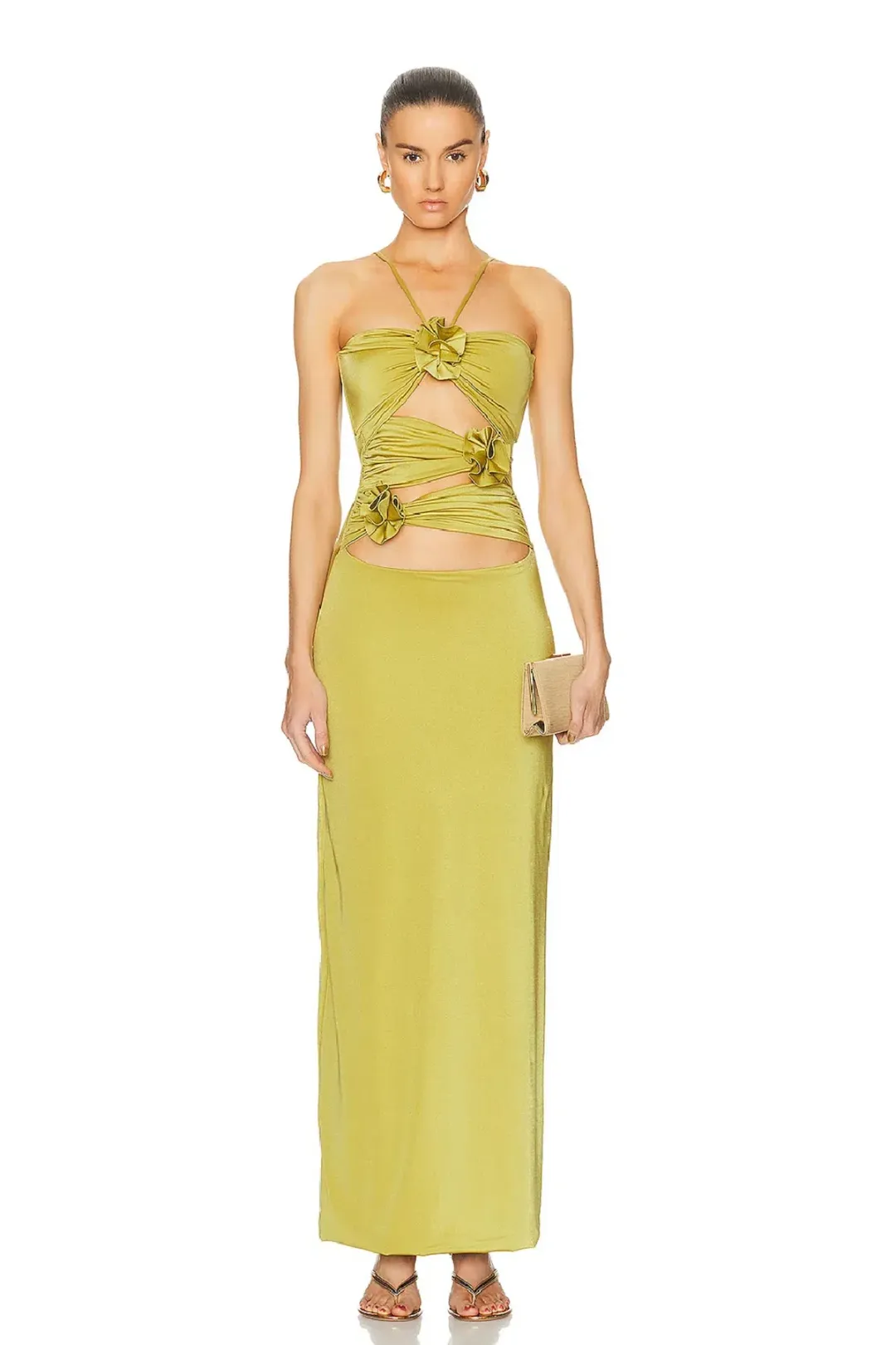 Maygel Coronel Veranera Dress Pascolo Green One Size for rent on The Volte - main image