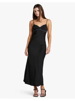 Bec & Bridge Emery Midi Dress Black Size AU 6 for rent on The Volte - image 3