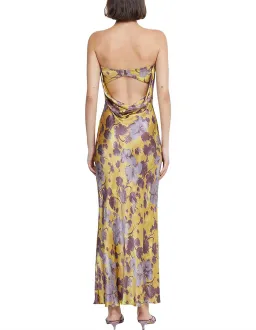 Bec & Bridge Moondance Strapless Maxi Dress Golden Violet Size XS / AU 6 for rent on The Volte - image 3