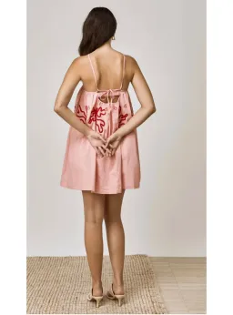 Mon Renn Mystique Mini Dress Strawberry Swirl Size XS / AU 6 for rent on The Volte - image 2