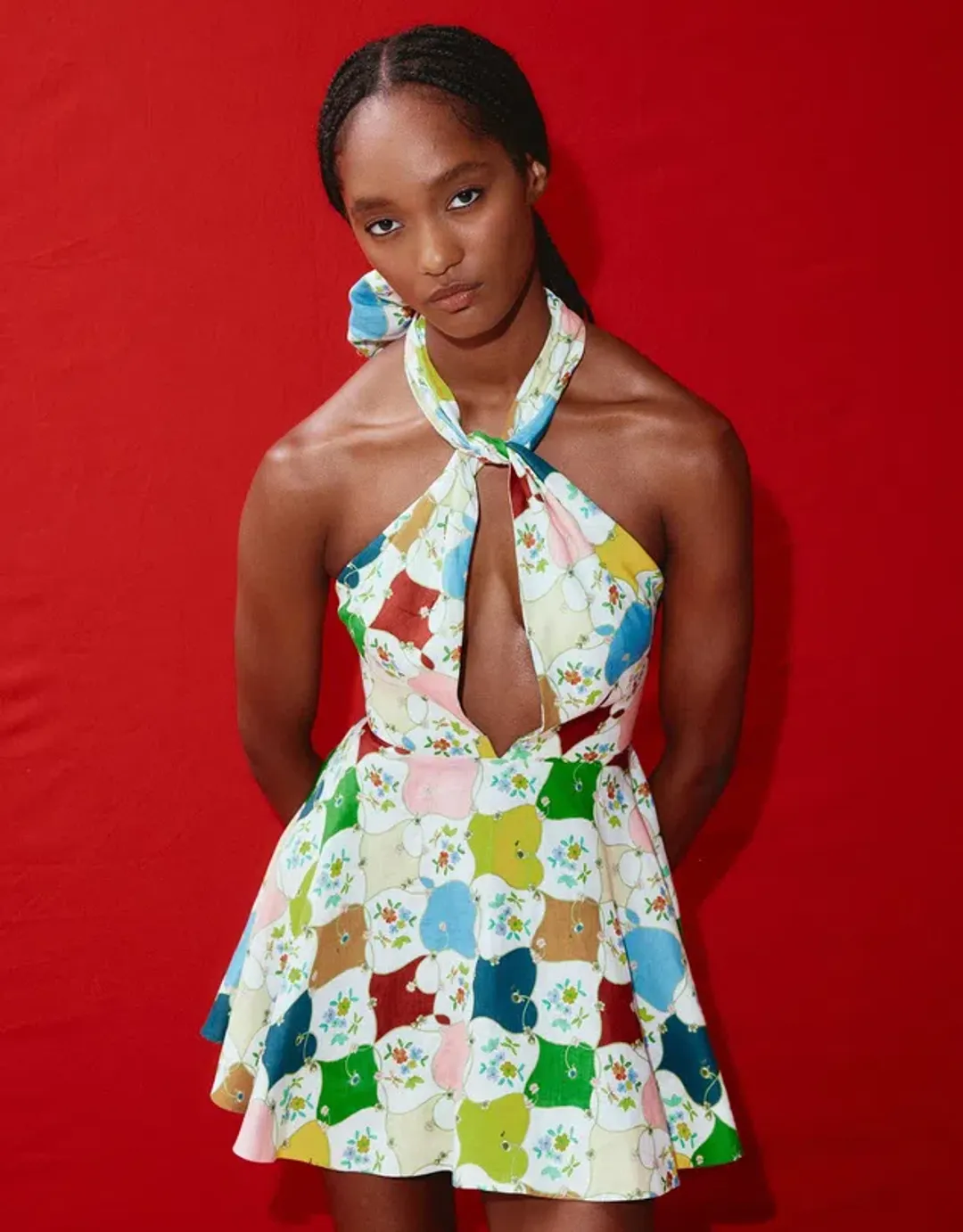 Alemais Everly Mini Dress Multi Size 10 for rent on The Volte - main image