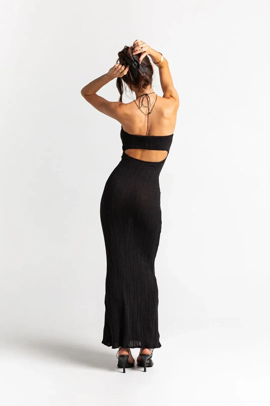 Arcina Ori Cindy Maxi Dress Black Size M / AU 10 for rent on The Volte - main image