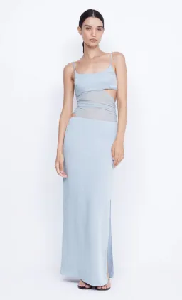 Bec & Bridge Mari Lou Asym Maxi Dress Dove Blue Size AU 6 for rent on The Volte - image 6