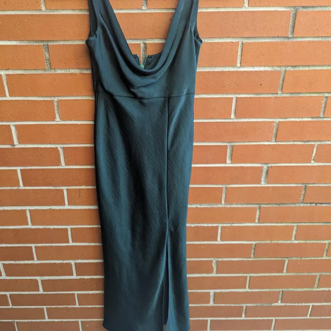 Sheike Macy Cowl Dress Sz14 Forest Size AU 14 for rent on The Volte - main image