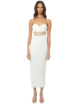 Eliya The Label Zariah Midi Dress White Size S / AU 8 for rent on The Volte - image 1