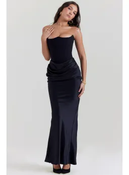 House of CB Persephone Strapless Corset Dress Black Size M / AU 10 for rent on The Volte - image 1