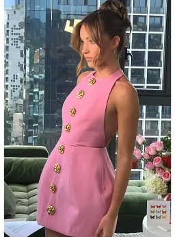 Atoir Tiffany Dress Pink Size AU 10 for rent on The Volte - image 3