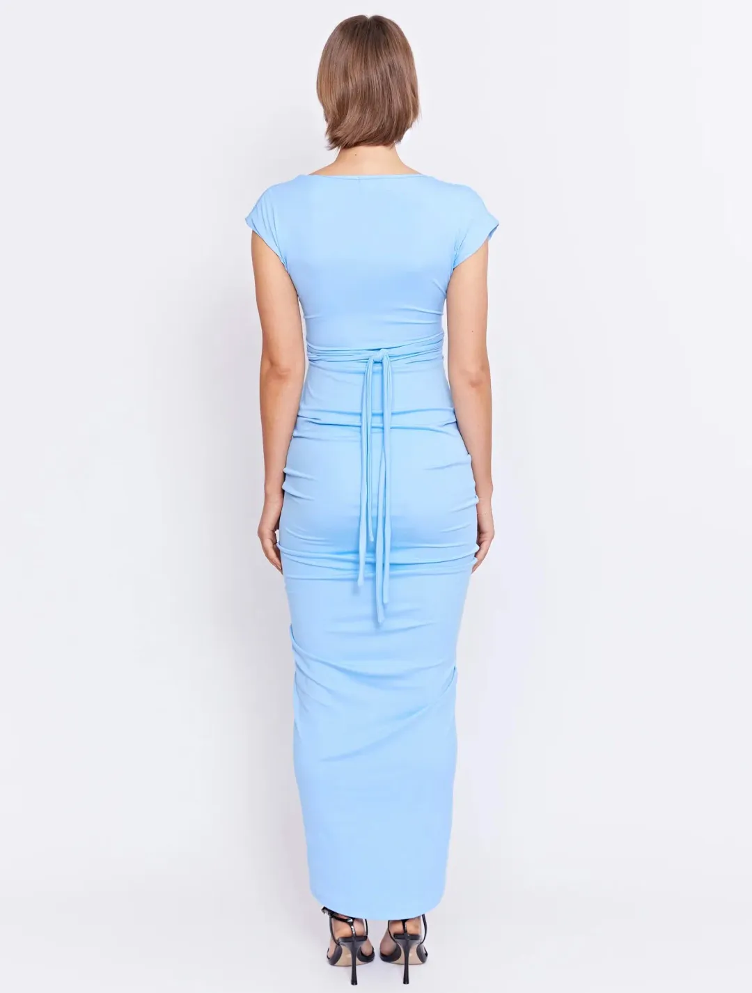 Pfeiffer Ramos Dress in Light Blue Size 8 for rent on The Volte - main image
