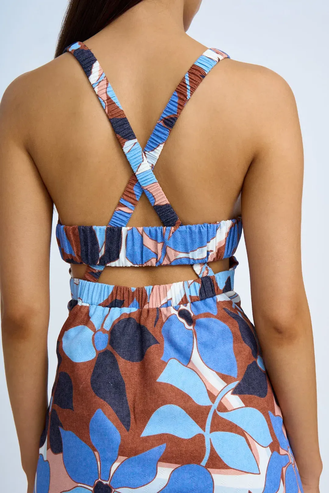 By Johnny Ophelia Floral Bias Midi Dress Multi Size 10 for rent on The Volte - main image