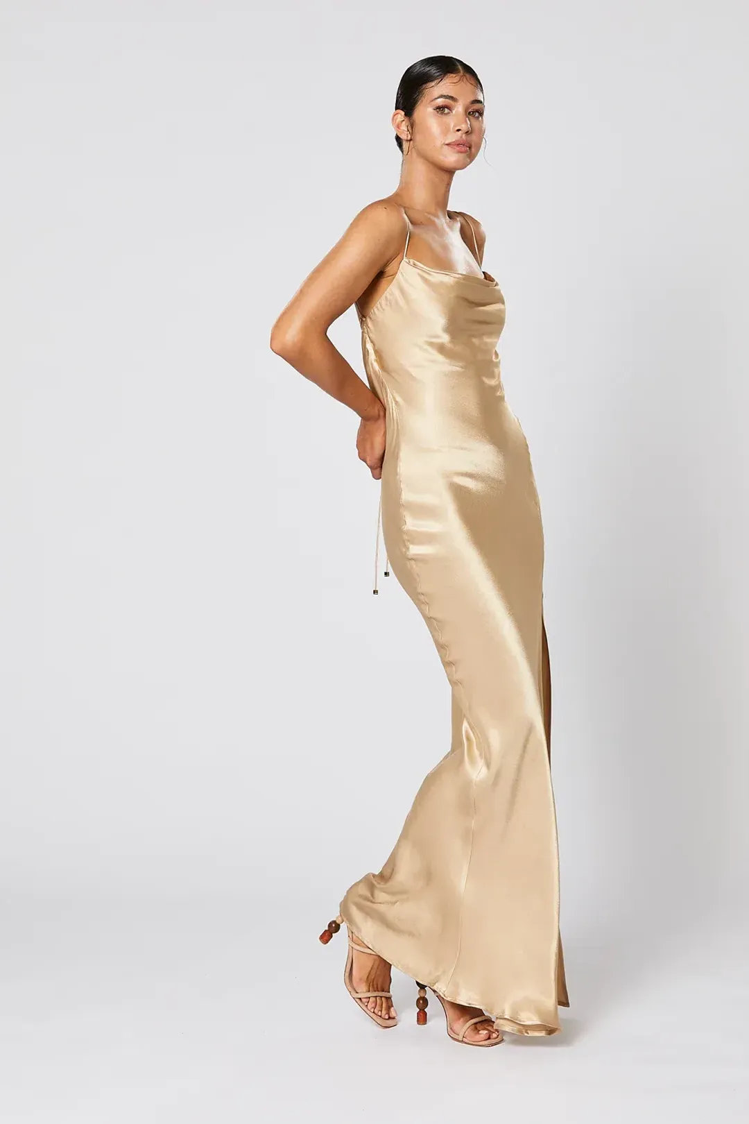 Winona Cheri Dress Gold Size XS / AU 6 for rent on The Volte - main image