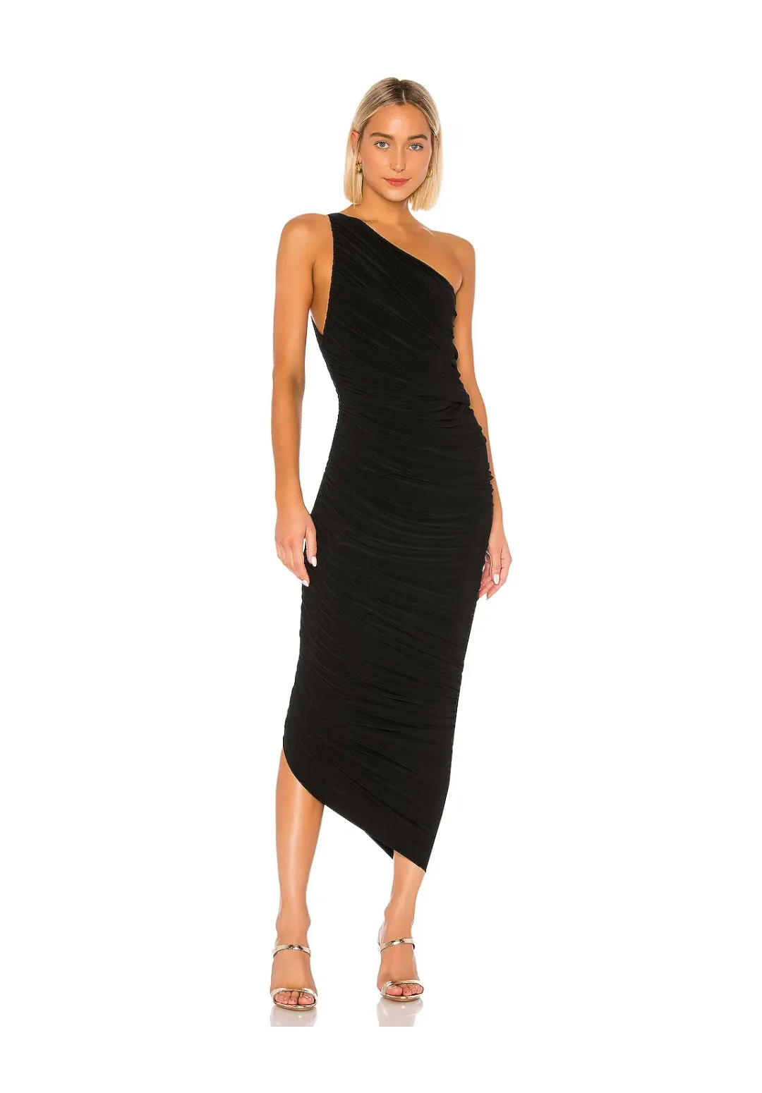 Norma Kamali Diana Gown Black Size XS/AU 6 for rent on The Volte - main image