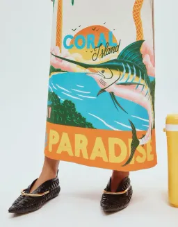 Alemais Samaki Midi Dress In Multi Size 10  for rent on The Volte - image 2