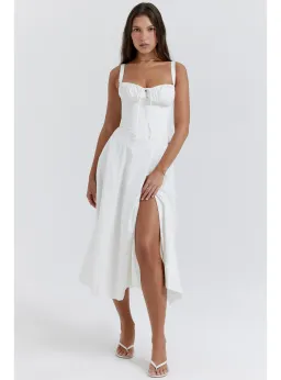 House of CB Carmen Dress White Size S / AU 8 for rent on The Volte - image 5