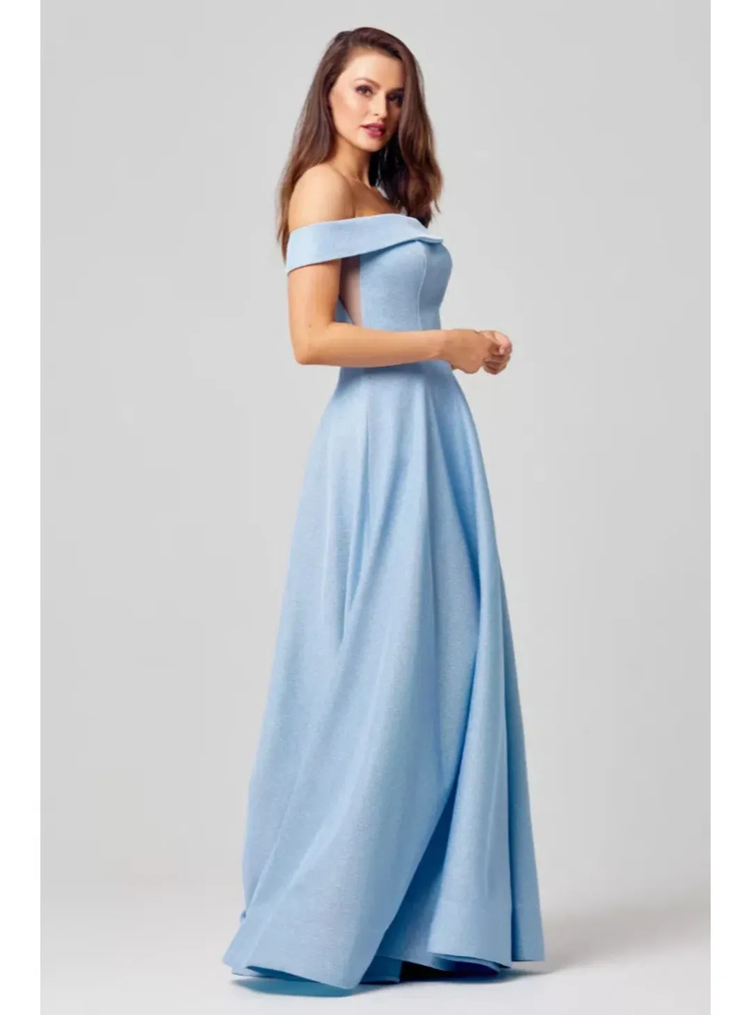 Tania Olsen Ella PO386 Floor Length Light Blue Size AU 12 for rent on The Volte - main image