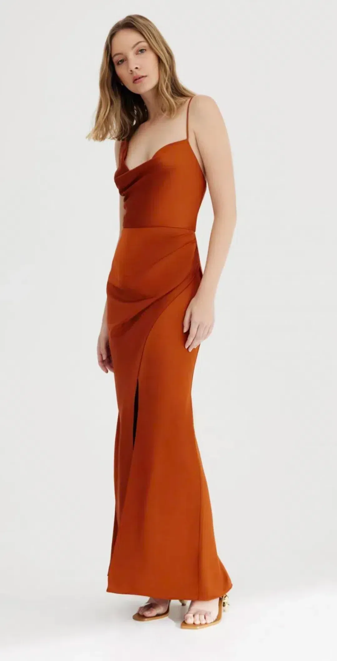 Significant Other Aria Dress in Clay Size 8 for rent on The Volte - main image