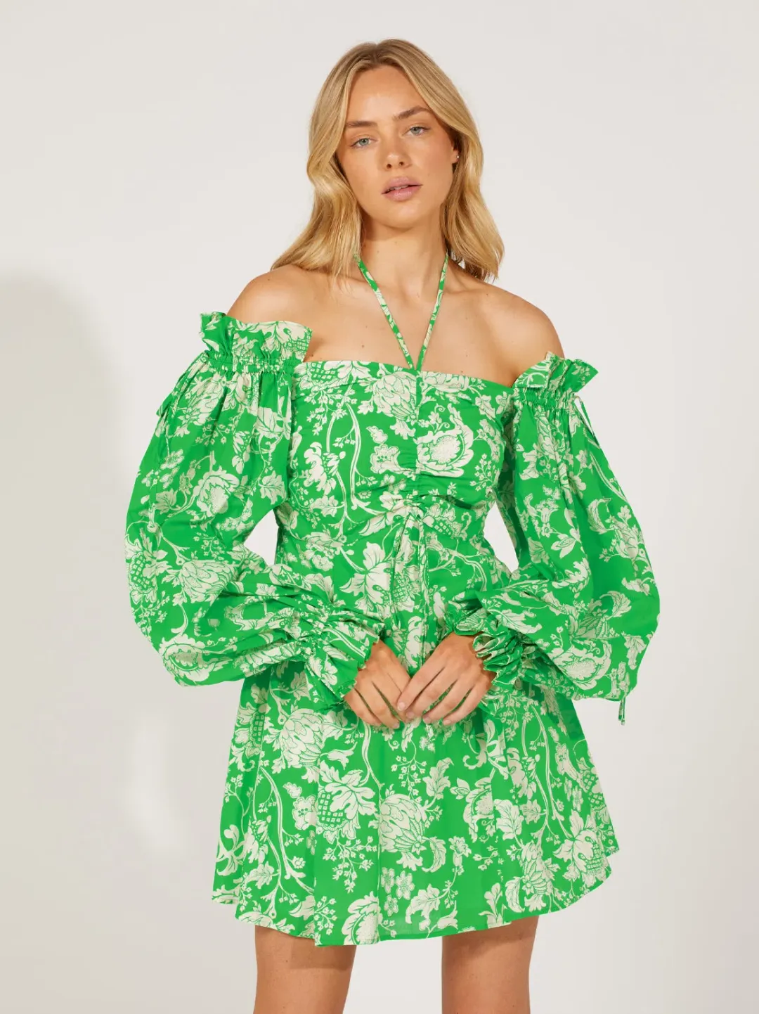 Alice McCall Mary Anne Mini Dress Green Apple Size 8 AU for rent on The Volte - main image