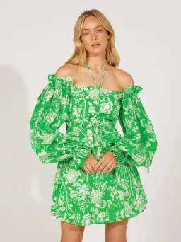 Alice McCall Mary Anne Mini Dress Green Apple Size 8 AU for rent on The Volte - image 4