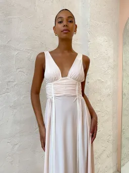 Bec and Bridge Gwen Maxi Dress In Shell Size 12 for rent on The Volte - image 2