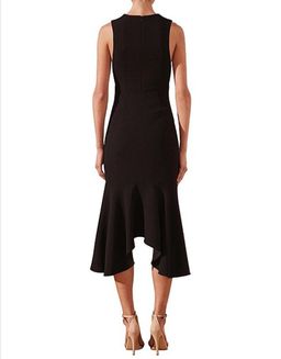 Black Shona Joy Midi Plunge Size 8 for rent on The Volte - image 2