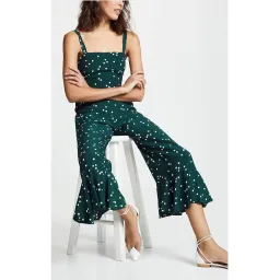 Faithfull The Brand Lea Jumpsuit Green Print Size XS / AU 6 for rent on The Volte - image 4